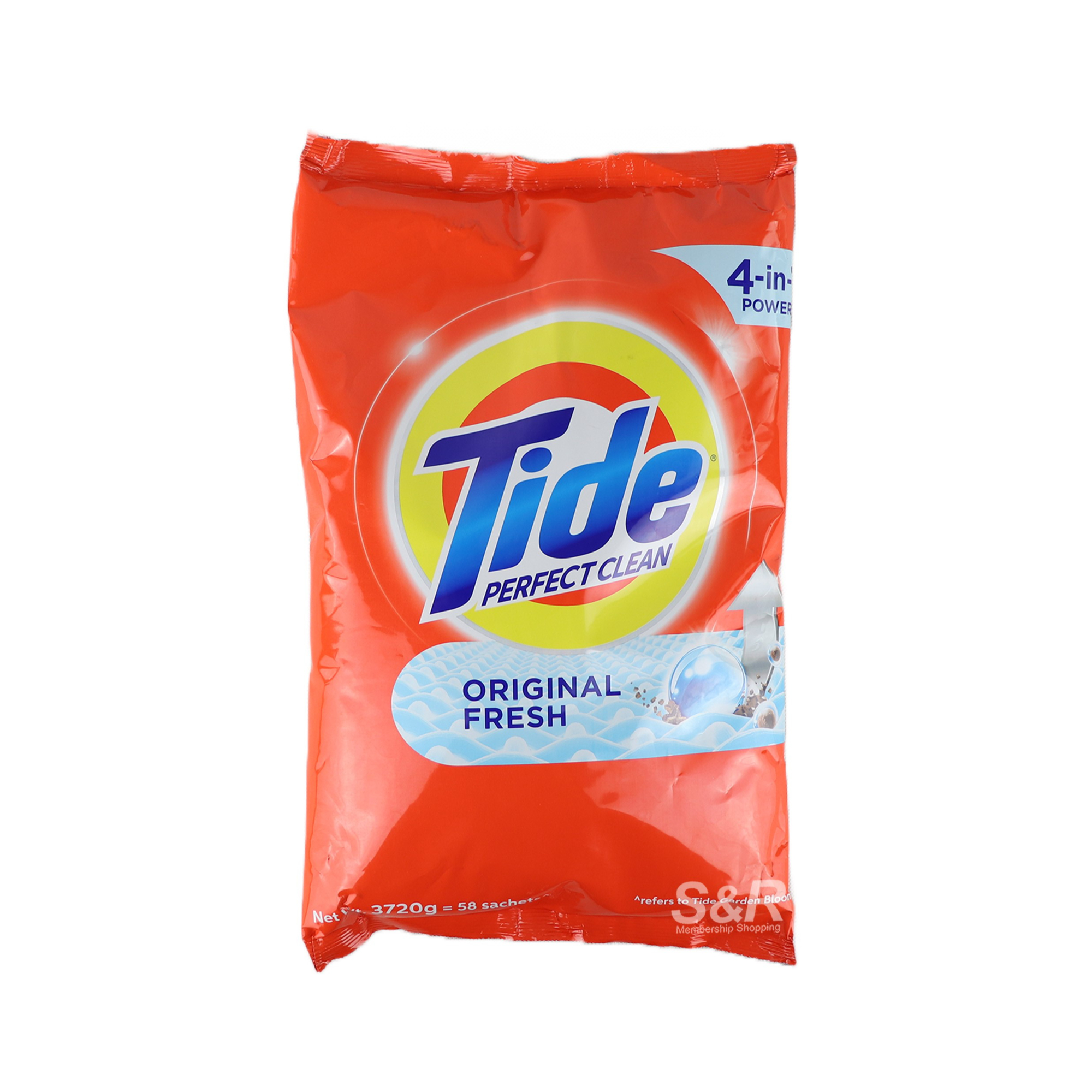 Tide Perfect Clean Original Fresh Laundry Powder Detergent 3.72kg